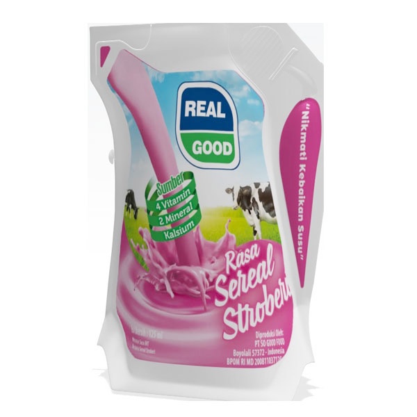 

REALGOOD MILK STRAWBERRY 125 ML - SUSU