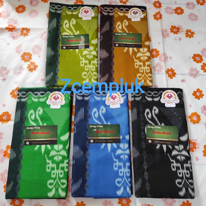 Sarung Pria Dewasa Ramadhani Jumbo Sarung Tenun Pria Batik Halus
