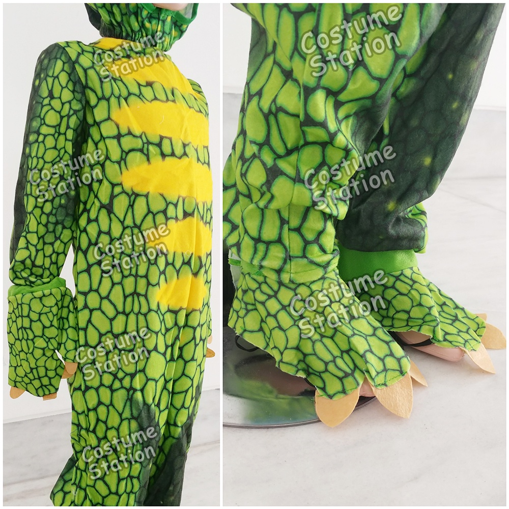 Kostum Dinosaur Triceratops / Costume Dinosaurus Green Dino Triceratops