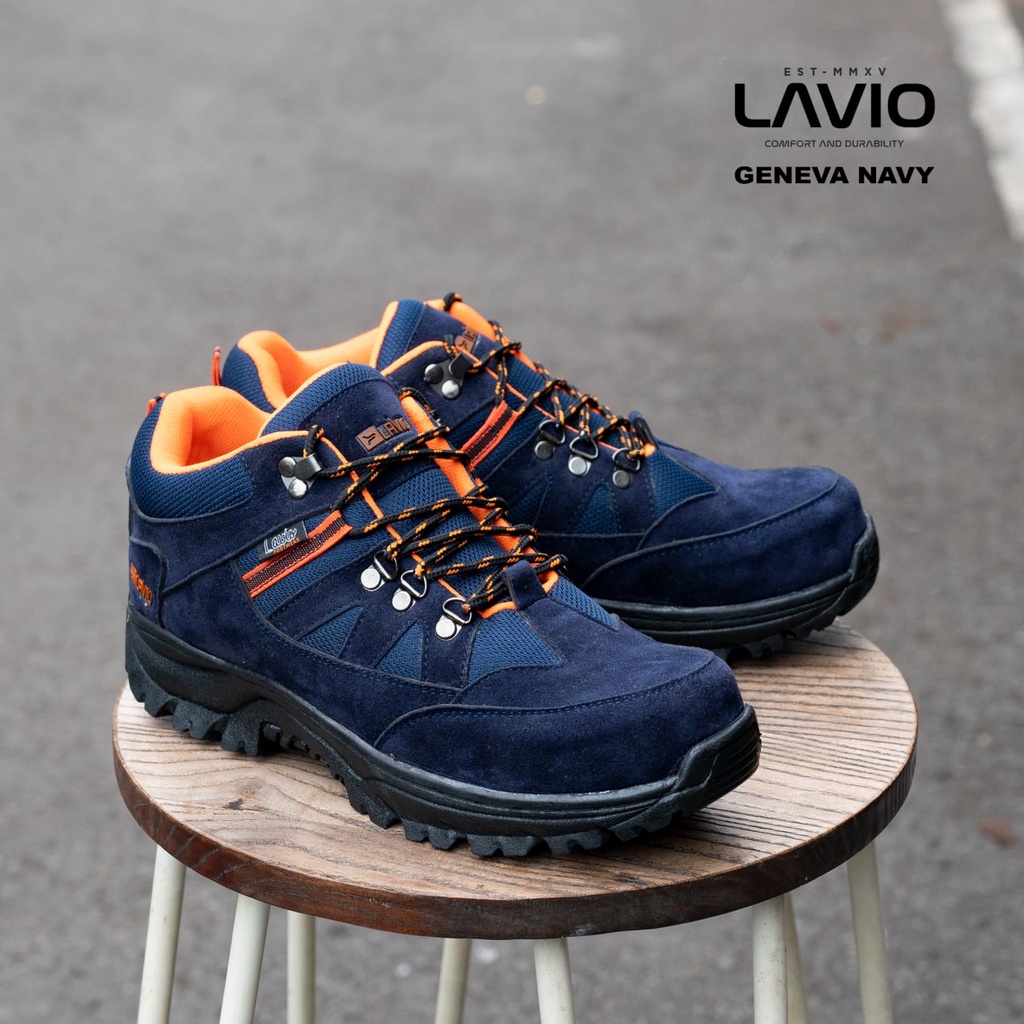 Sepatu Safety Ujung Besi Size 44-46 Lavio Geneva Low Big Size