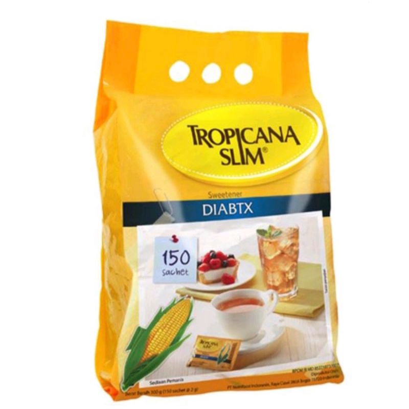 

Tropicana Slim Sweetener Diabtx 150 Sachet - Gula untuk Diabetes