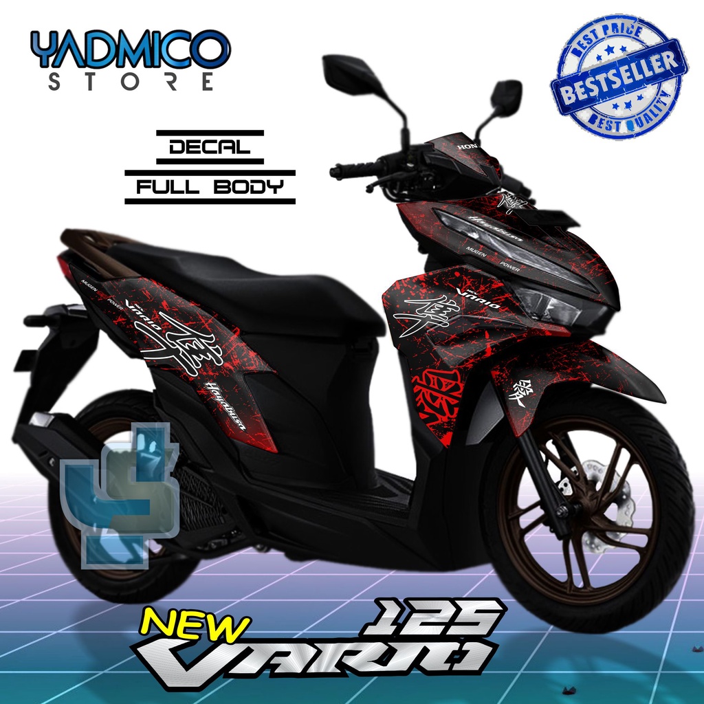 Decal Vario 125 New Full Body - Stiker Motor Vario 125 New 2023 Full Body - Decal Hologram Vario 125