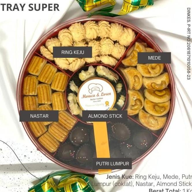 

PARSEL RAMADHAN KUE KERING LEBARAN ENAK TRAY SUPER PARSEL RAMADAN BRAND MONICA & LOREN EL09I09A82L