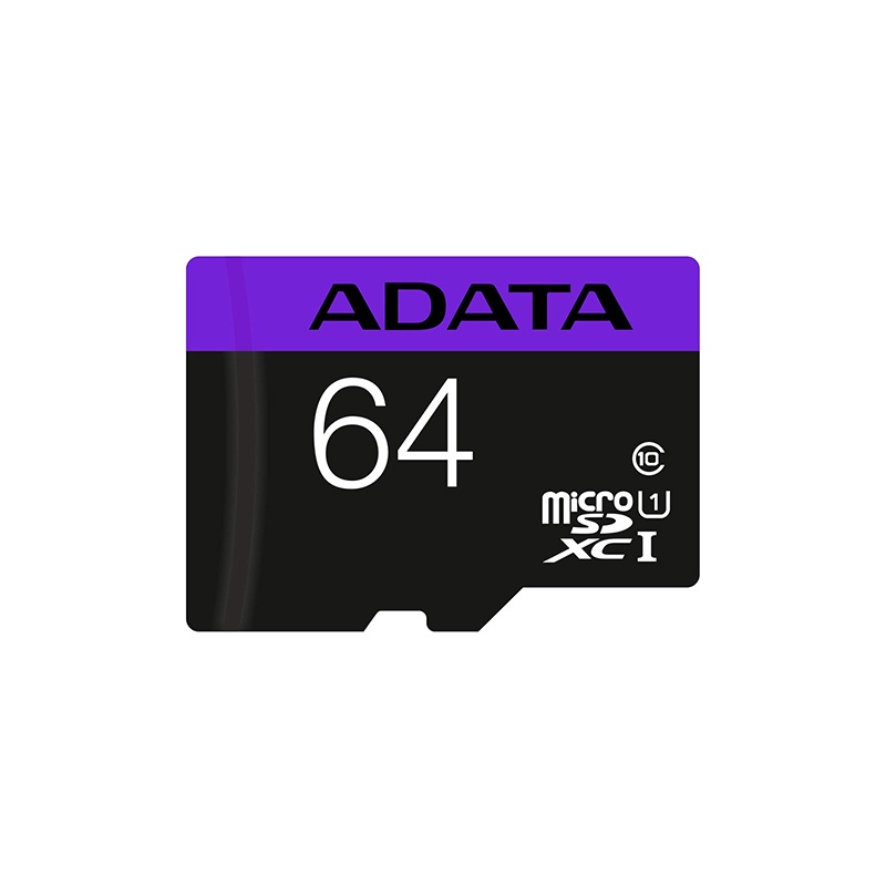 Adata Micro SD 64GB Memory Card Kartu Micro TF U1 4K A1 Level10Kompatibel Handphone Komputer