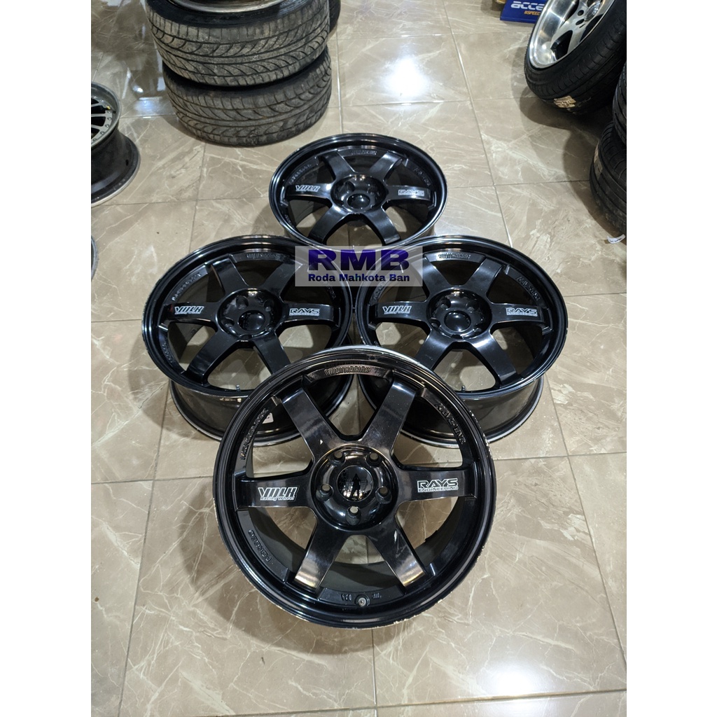 VELG MOBIL BEKAS COPOTAN HRV MODEL TE37 RING 18 BISA BUAT CAMRY ACCORD INOVA ALPHARD WULING