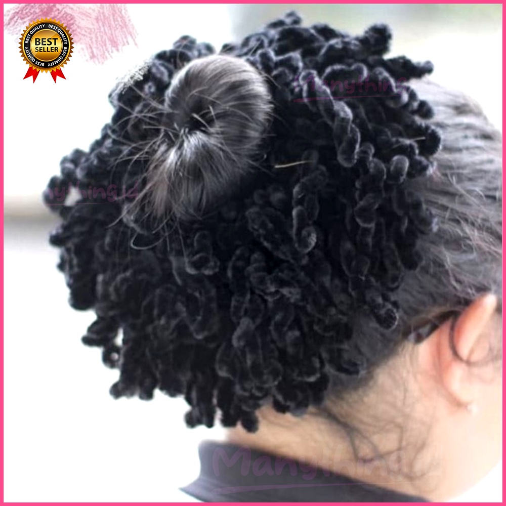 Kunciran Ubur-Ubur Ukuran BERJUNTAI / Ikat Rambut Scrunchie Cendol / Cepolan Hijab KUNCIRAN CENDOL CEPOL CENDOL