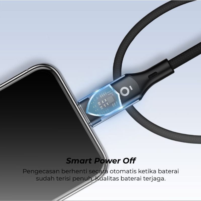 Kabel Data Olike Type C D103C FAST Charging 3A Automatic OFF