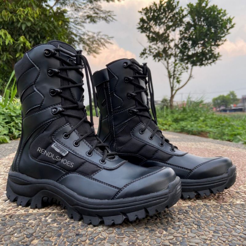 sepatu pdl TNI POLRI SATPOLPP SECURITY terbaru dan terlaris original CAANGGO