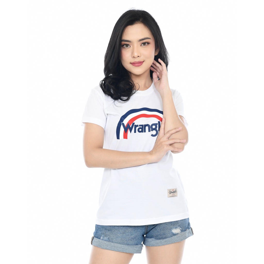 Kaos Wrangler | Kaos Cewek | Rainbow White | KWRW - 1