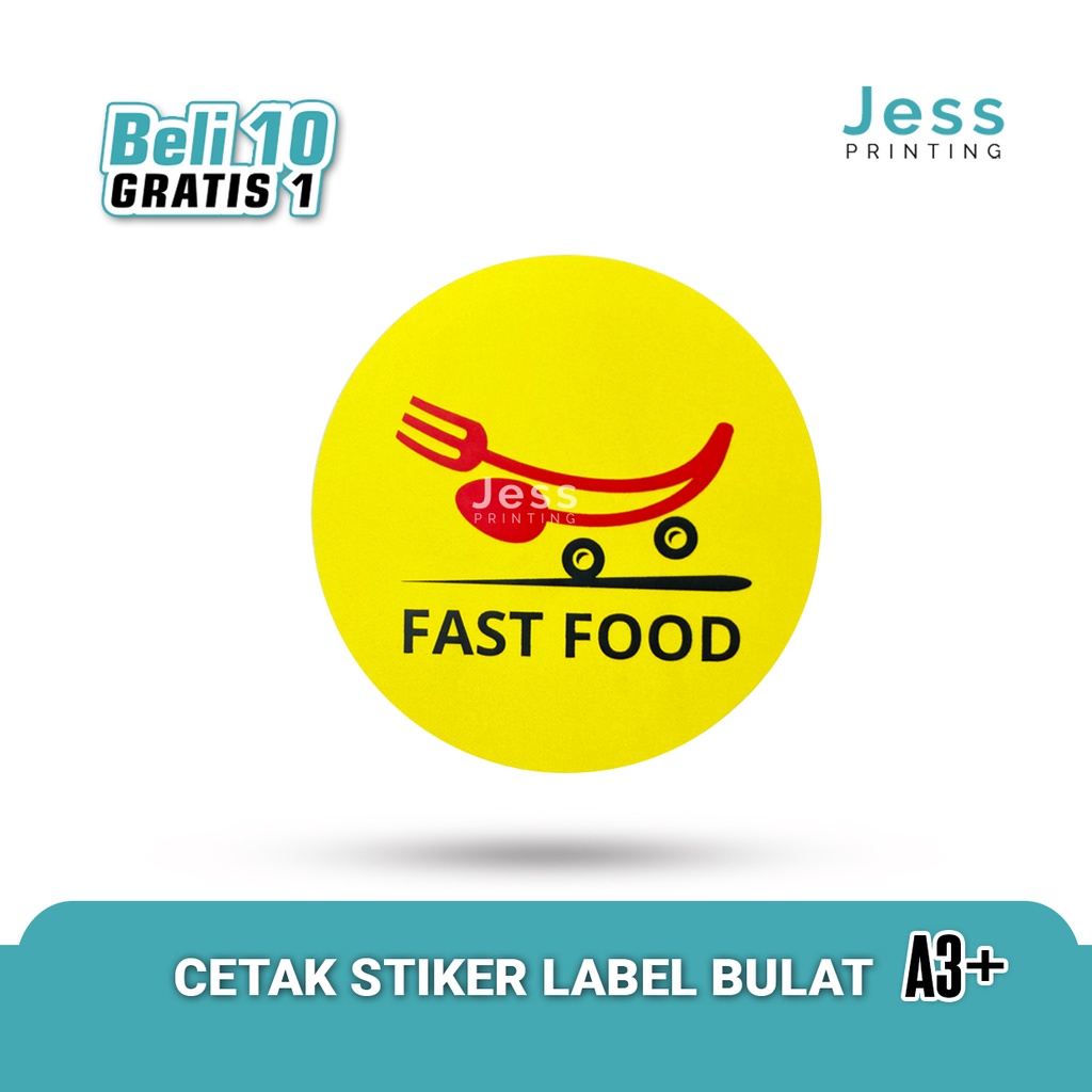 

Cetak Stiker Print Sticker Label Bulat Cocok Untuk Lebel Kemasan Label Makanan Label Produk