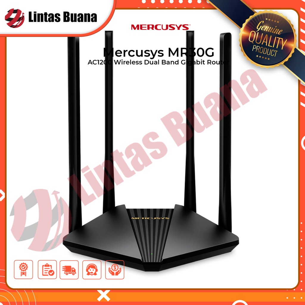 Mercusys MR30G AC1200 Wireless Dual Band Gigabit Router