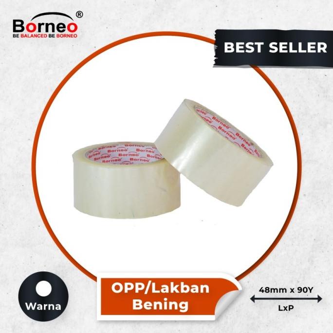 

ISOLASI 2 INCH TRANSPARANT BORNEO/LAKBAN BENING BORNEO/OPP BENING TERMURAH