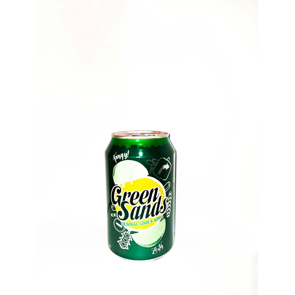 

Green Sands Kaleng Lemon & Apple 330ML - 24 Pcsf