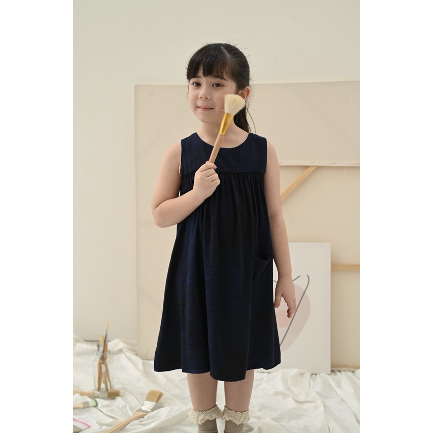 Harlow Kids Orlin Dress - Dress Anak Dress for Girls 100% Rayon Premium