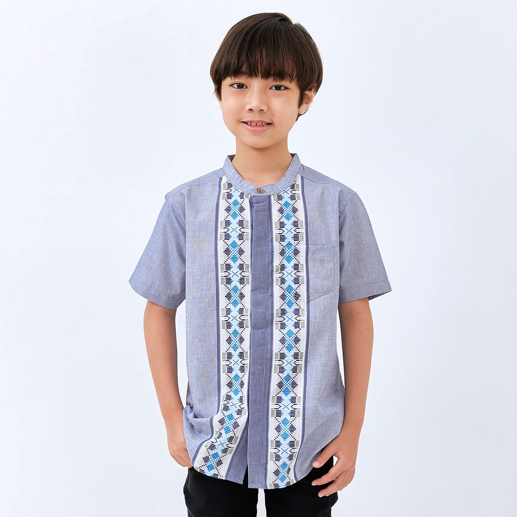 M231 Kemeja Anak Laki Laki Koko Pendek 2814