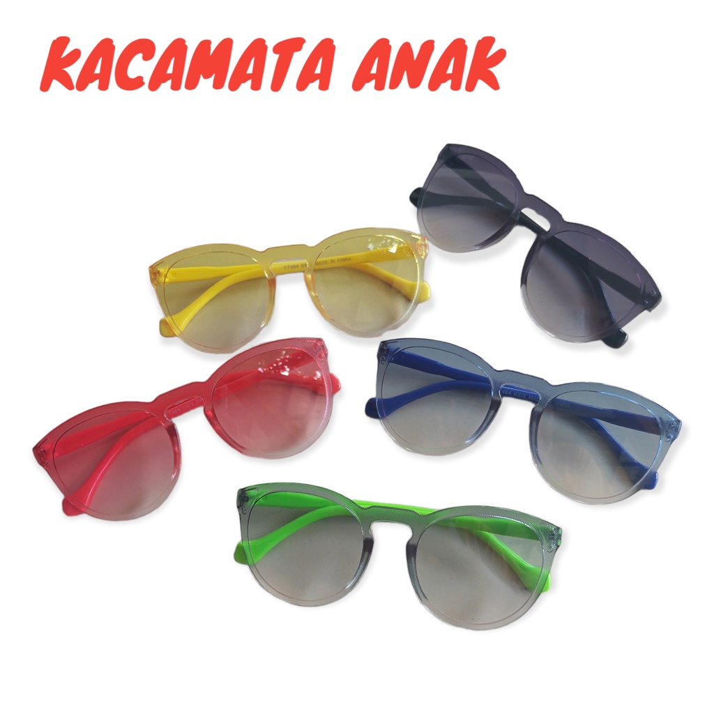 New Kacamata Anak trendy trend anak kaca mata lucu keren variasi warna cewek / cowok - Spring Style