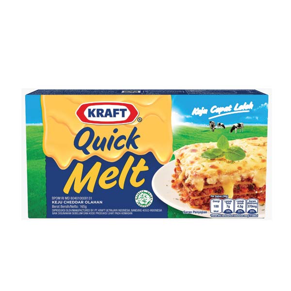 

KRAFT CHESSE QUICK MELT 165 GR - KEJU