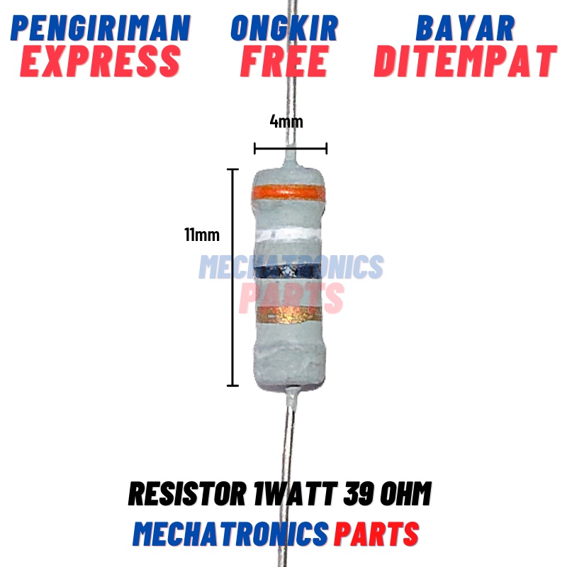 RESISTOR 1WATT 39OHM
