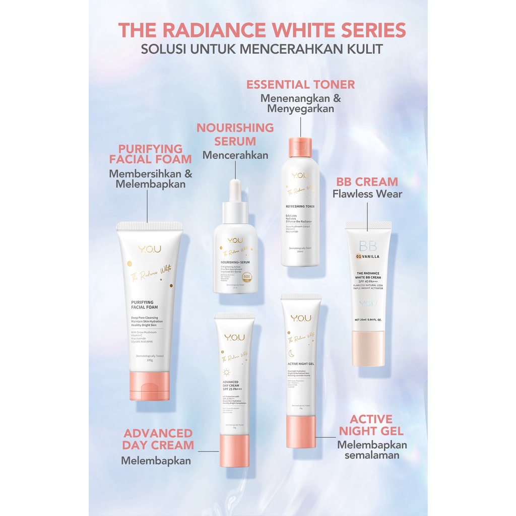 [BPOM][100%ORI&amp;READY]YOU Radiance White Night Gel 30gr