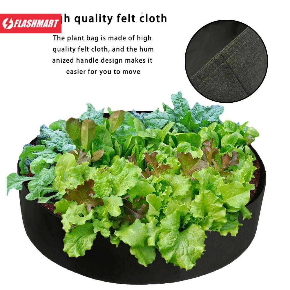 Flashmart Pot Tanaman Besar Minimalis Jumbo Fabric Breathable 50 Gallons - DFT24