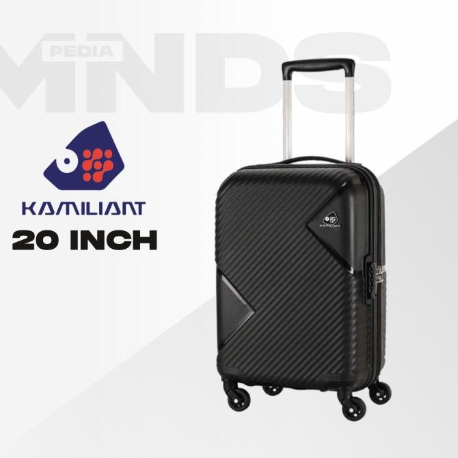 Koper 20 Inch Kamiliant Zakk Cabin Roda 4 Ringan - Hitam ---NEW---