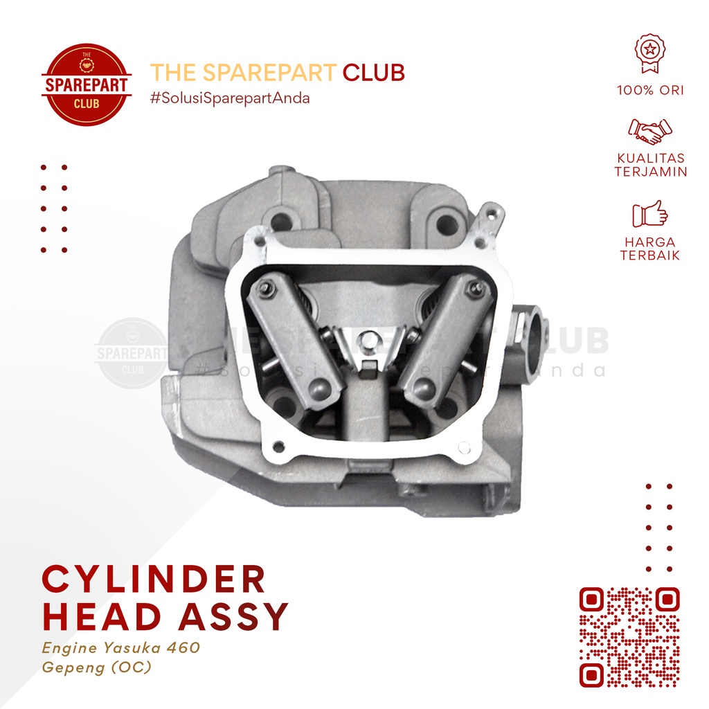 Silinder Kop (Cylinder Head Assy) Gepeng Engine Yasuka GX420 GX 420 460 T (OC)