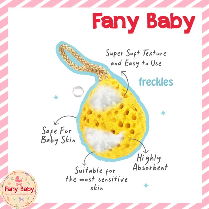 FRECKLES NATURAL BABY BATH SPONGE