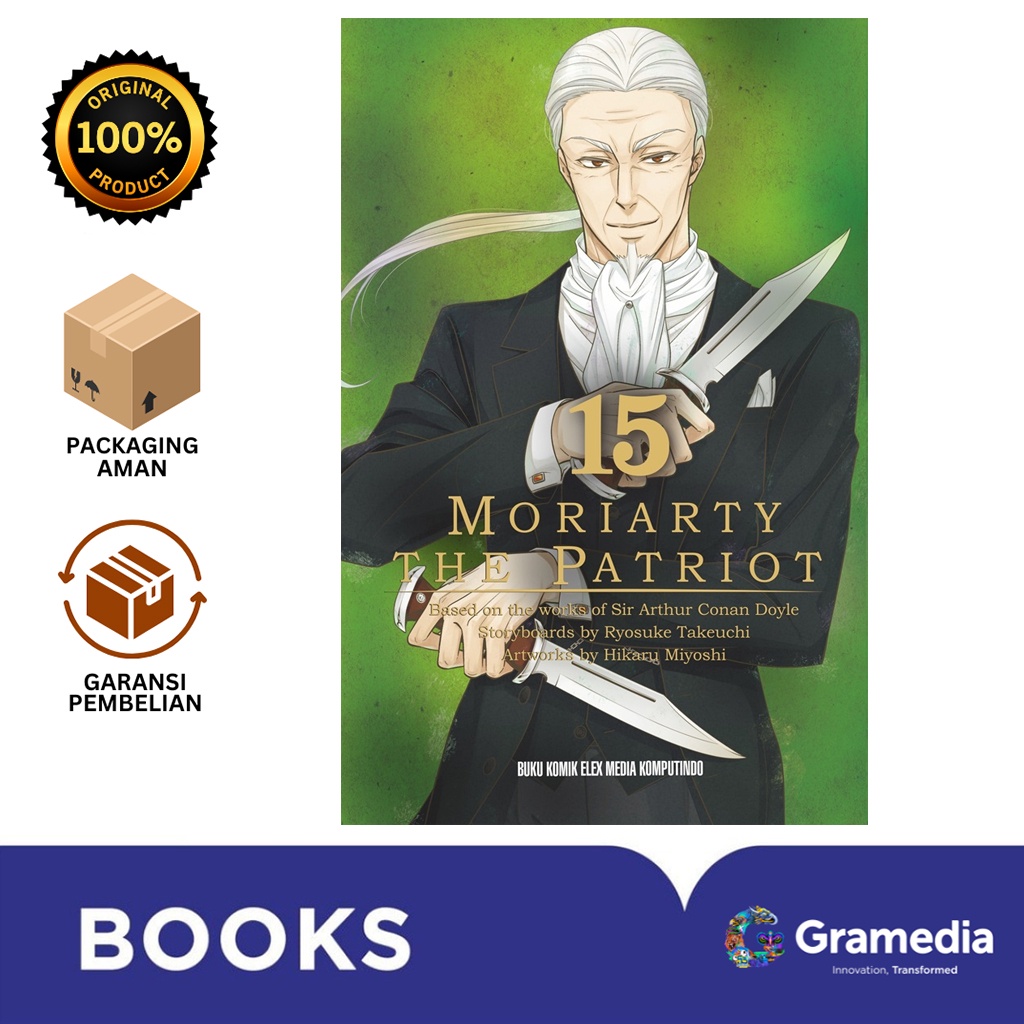 Gramedia Bali - MORIARTY THE PATRIOT 15