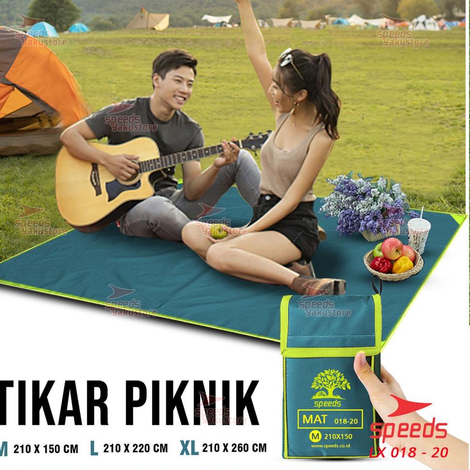 TERPERCAYA SPEEDS Tikar Lipat Untuk Tamasya Tikar Untuk Piknik Bahan Bagus LX 018-20