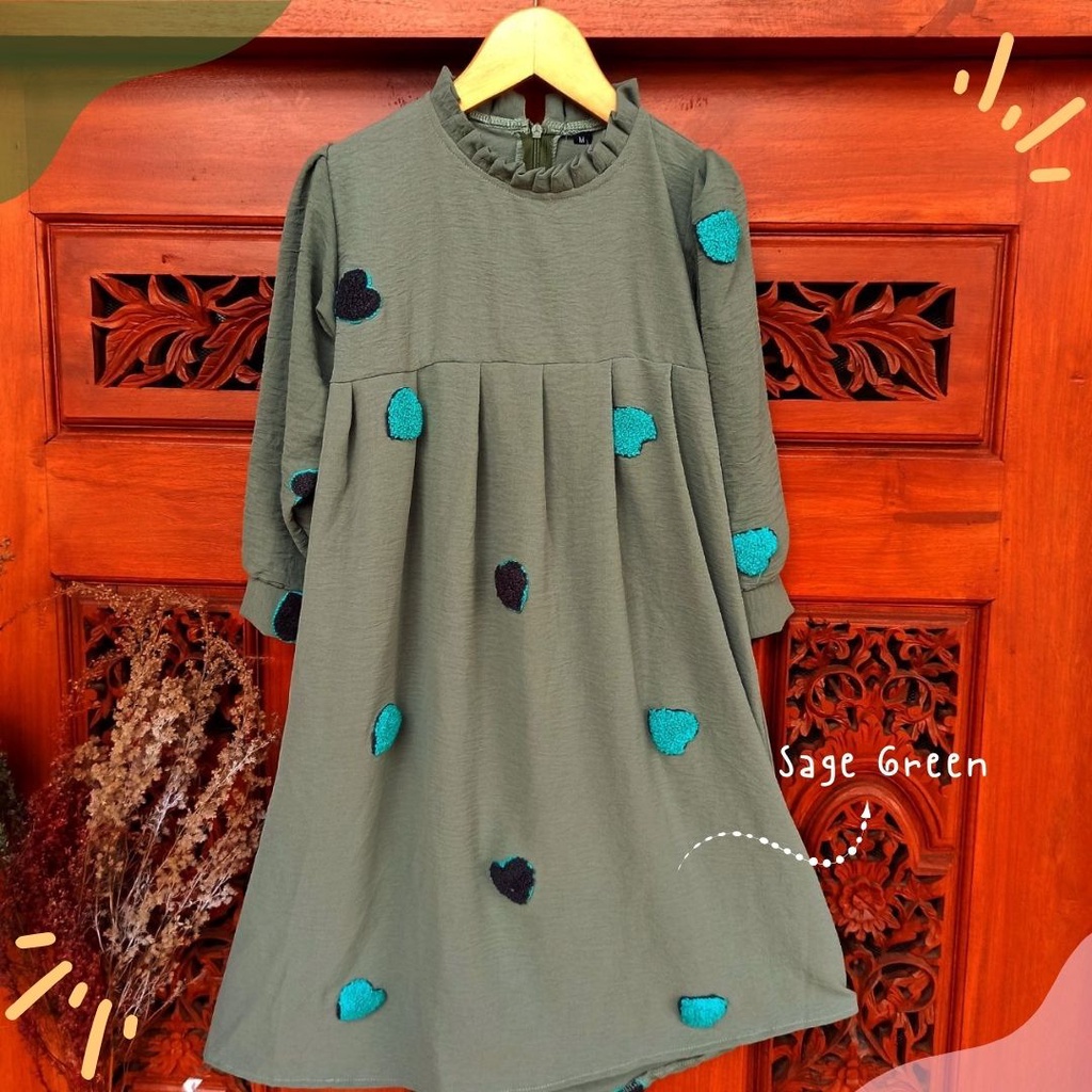 Gamis Anak / Gamis Anak Perempuan Shafiyah 2-5 Tahun Laurakidshop