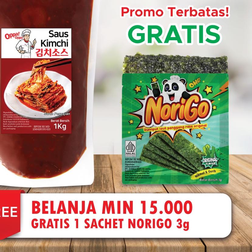 

♥ Saus Instan Saus Kimchi Korea 1kg/ Sauce Kimchi Korea Saus Oppa!Oppa ❄