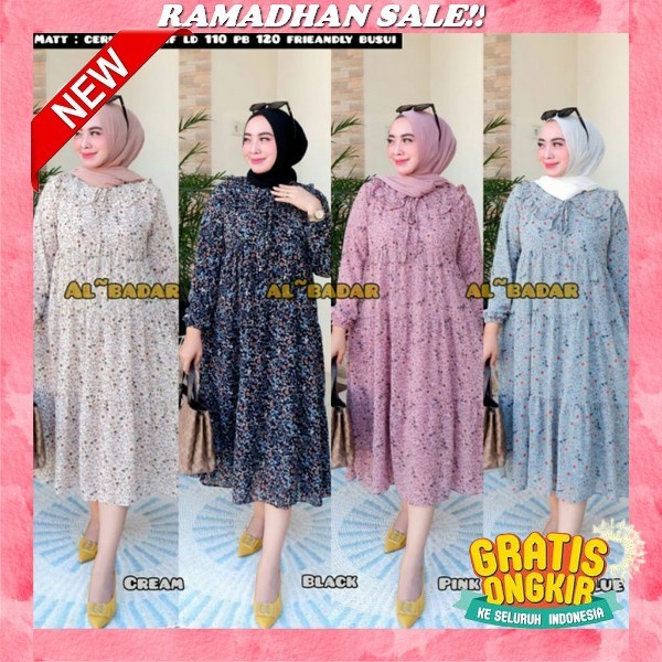 Dress Sutra Silk Premium Gamis Pesta Motif Terbaru 2022 Gamis Wanita Terbaru 2023 Baju Gamis Motif I