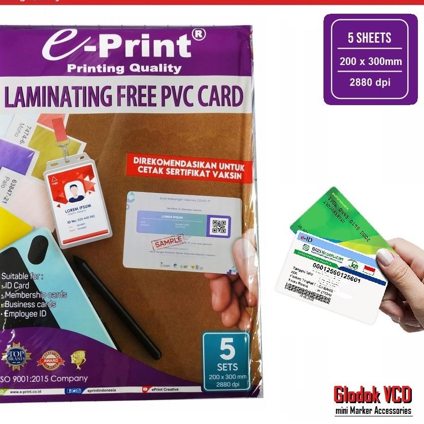 

Paket Pilihan E-Print Printable ID Card Laminating Free PVC isi 5 Lembar