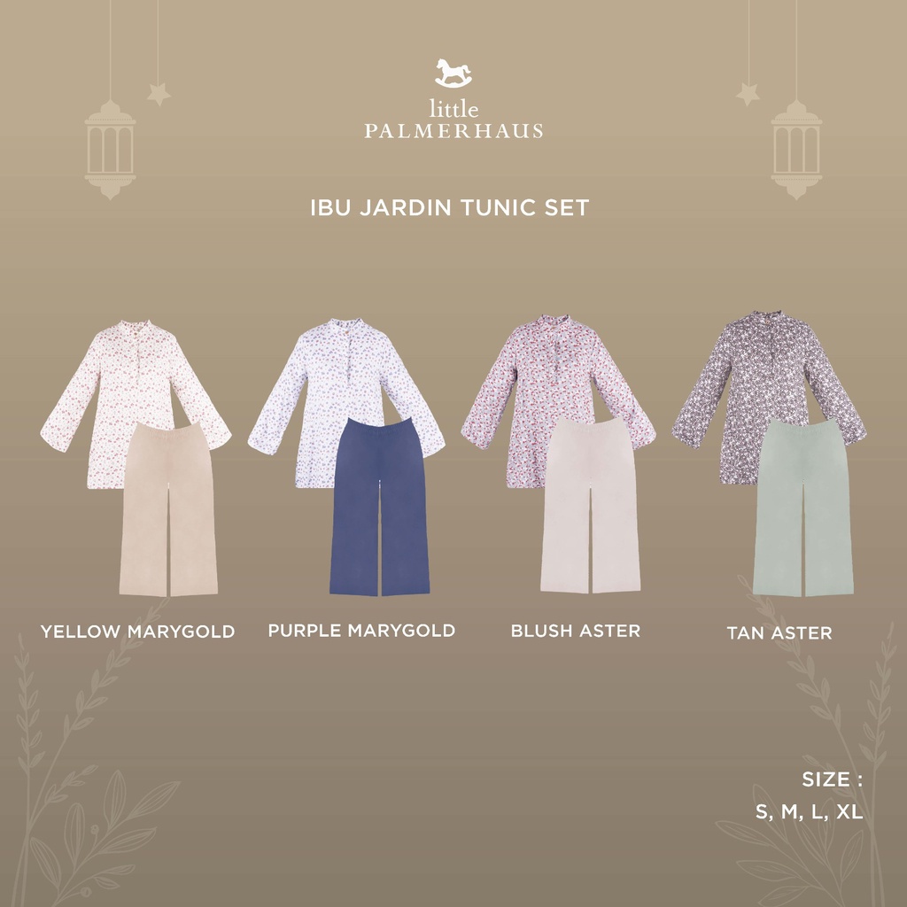 PROMO 7.7 PROMO BAJU LEBARAN LITTLE PALMERHAUS IBU JARDIN TUNIC / JARDIN TUNIC SET KIDS SETELAN BAJU TUNIK COUPLE IBU DAN ANAK SETELAN BAJU MUSLIM BAJU LEBARAN ANAK