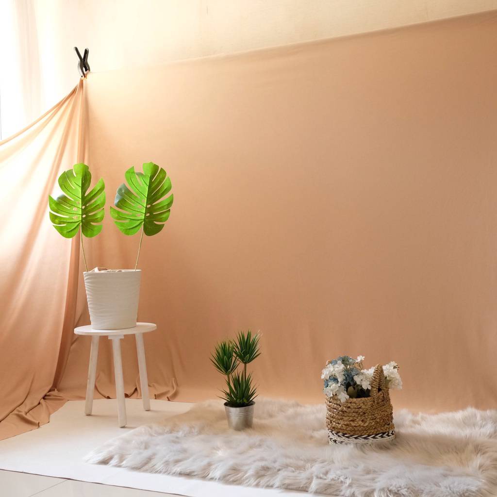 KAIN BACKDROP COKSU COKLAT BACKGROUND DEKORASI DECOR POLOS  LAYAR  FOTO LATAR VIDEO YOUTUBER FOTOGRA