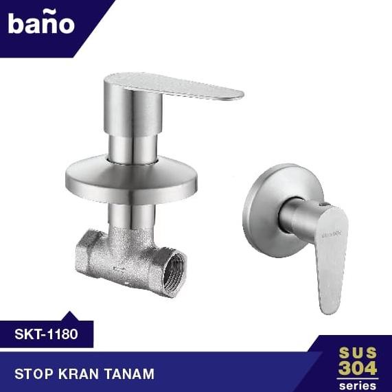 Stop kran tanam stainles 304/kran tanam shower air dingin