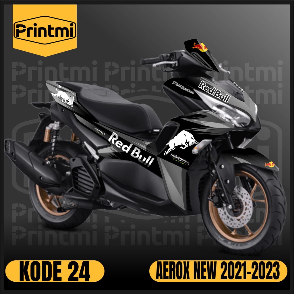 Decal Motor Aerox New 2021 2022 2023 2024 2025 Full Body Stiker Connected VVA 155 Sticker Abs Varias
