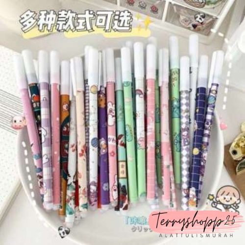 

1 Lusin / 12pcs Pulpen Odemei Bisa Di Hapus Karakter Cute Pena Viral Bisa Di Hapus Bisa Cod