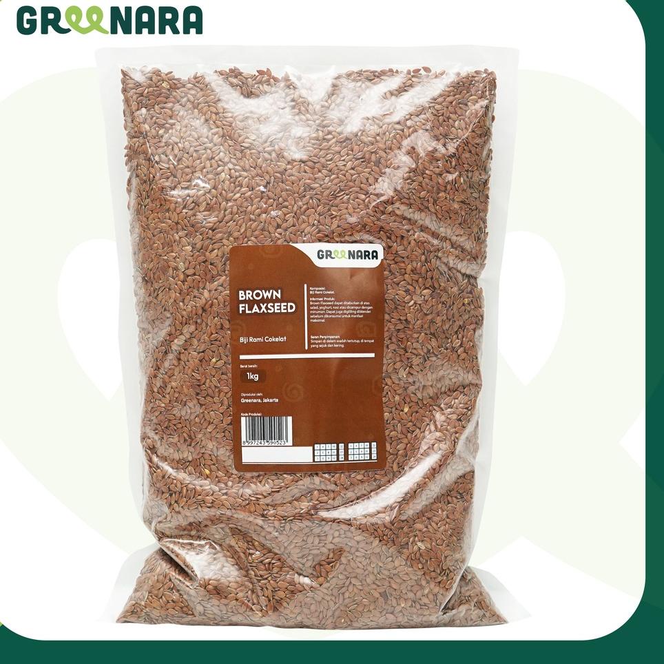 

❤[PROMO MURAH!!!]❤ Natural Brown Flaxseed 1kg