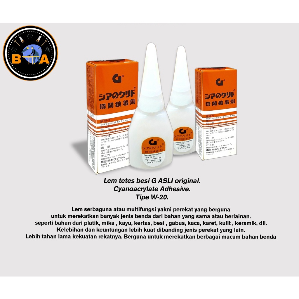 

Lem G Korea Kualitas Super // Perekat Power Glue Cair // Lem Super Besi Tetes Serbaguna//