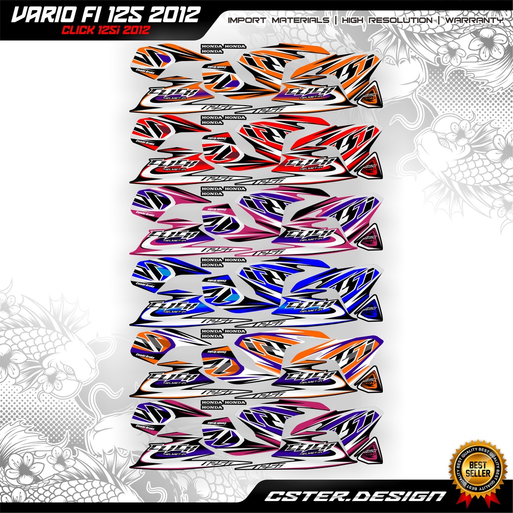 STRIPING VARIO 125 click 125i 2012