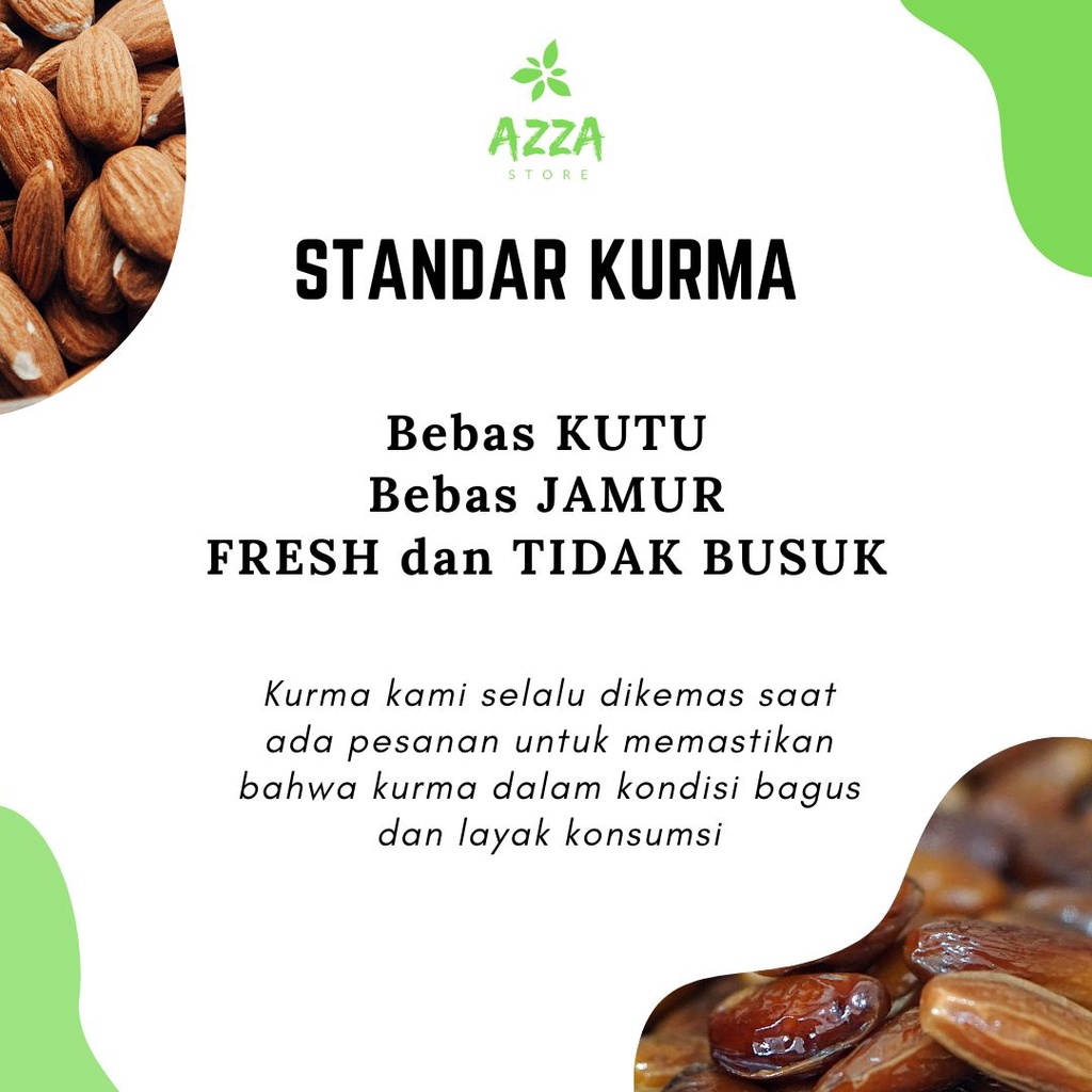 Saad Khalas Kurma Manis Enak 1kg 1 kg