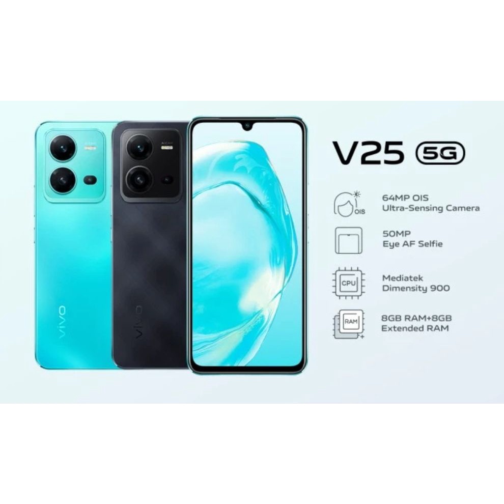Vivo V25 5G 8/256 GB NEW Garansi Resmi