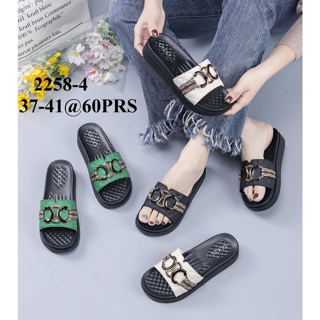 Sandal Wedges Jelly Wanita IMPORT GCC 2258-4 HYS