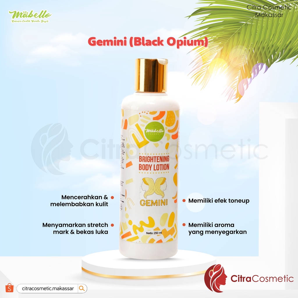 Mabello body Lotion Series | Gemini | Taurus | Virgo