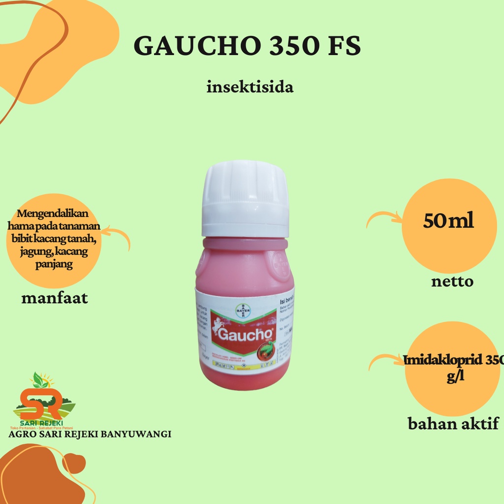 GAUCHO 350FS 50ML INSEKTISIDA IMIDAKLOPRID