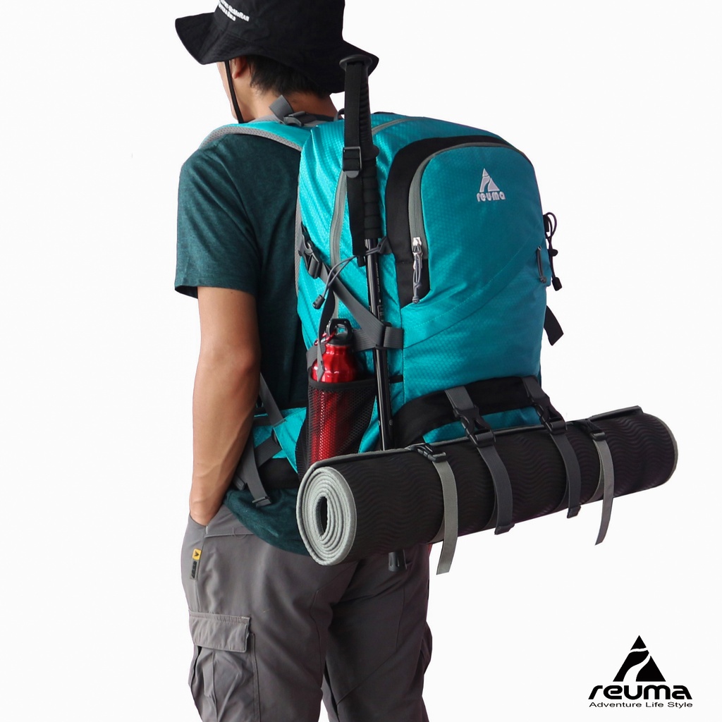 NEW PRODUCT Reuma Tas Ransel Backpack 50 Liter / Tas gunung / Carrier / Tas Traveling(Adventura-50L