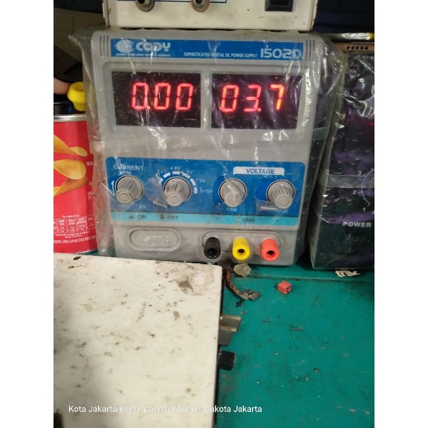 power suplay merk cody 1502d 2A