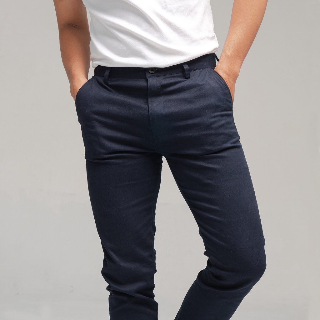 ORCA - Celana Panjang Rex (Stretch) Long Chino Navy