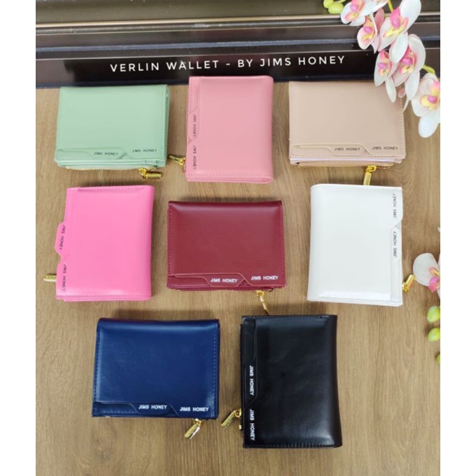 VERLIN WALLET ❤️ GRATIS BOX ❤️ JIMSHONEY DOMPET PENDEK LIPAT